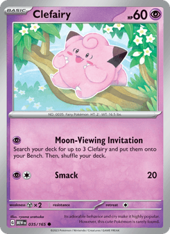 Clefairy, Pokémon 151 card 035