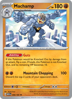 Machamp, Pokémon 151 card 068