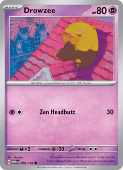 Drowzee, Pokémon 151 card 096
