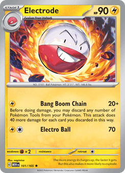 Electrode, Pokémon 151 card 101