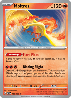 Moltres, Pokémon 151 card 146