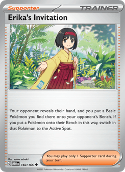 Erika's Invitation, Pokémon 151 card 160
