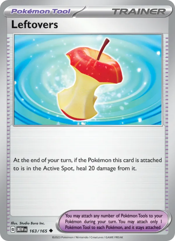 Leftovers, Pokémon 151 card 163