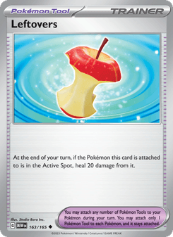 Leftovers, Pokémon 151 card 163