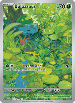 Bulbasaur, Pokémon 151 card 166