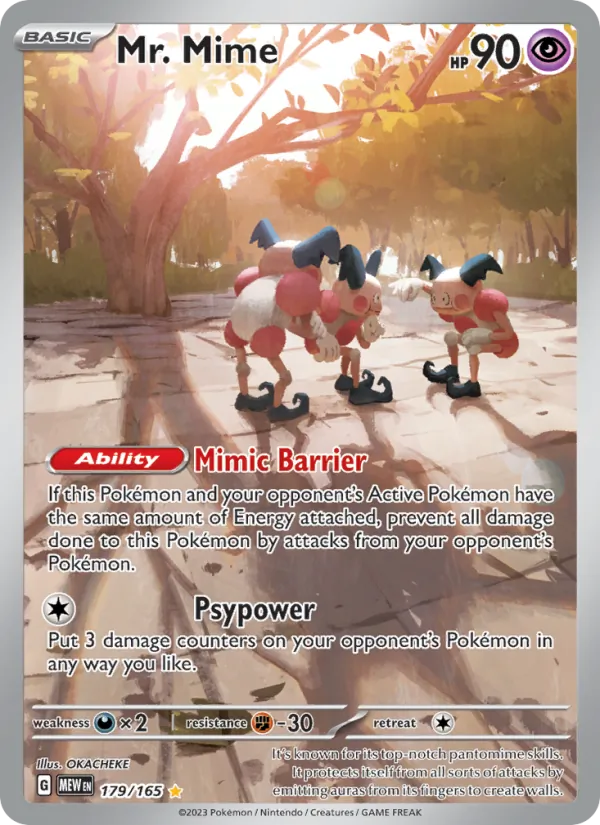 Mr. Mime, Pokémon 151 card 179