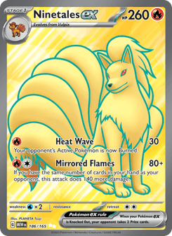 Ninetales ex, Pokémon 151 card 186