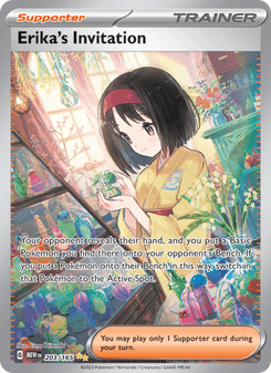 Erika's Invitation, Pokémon 151 card 203
